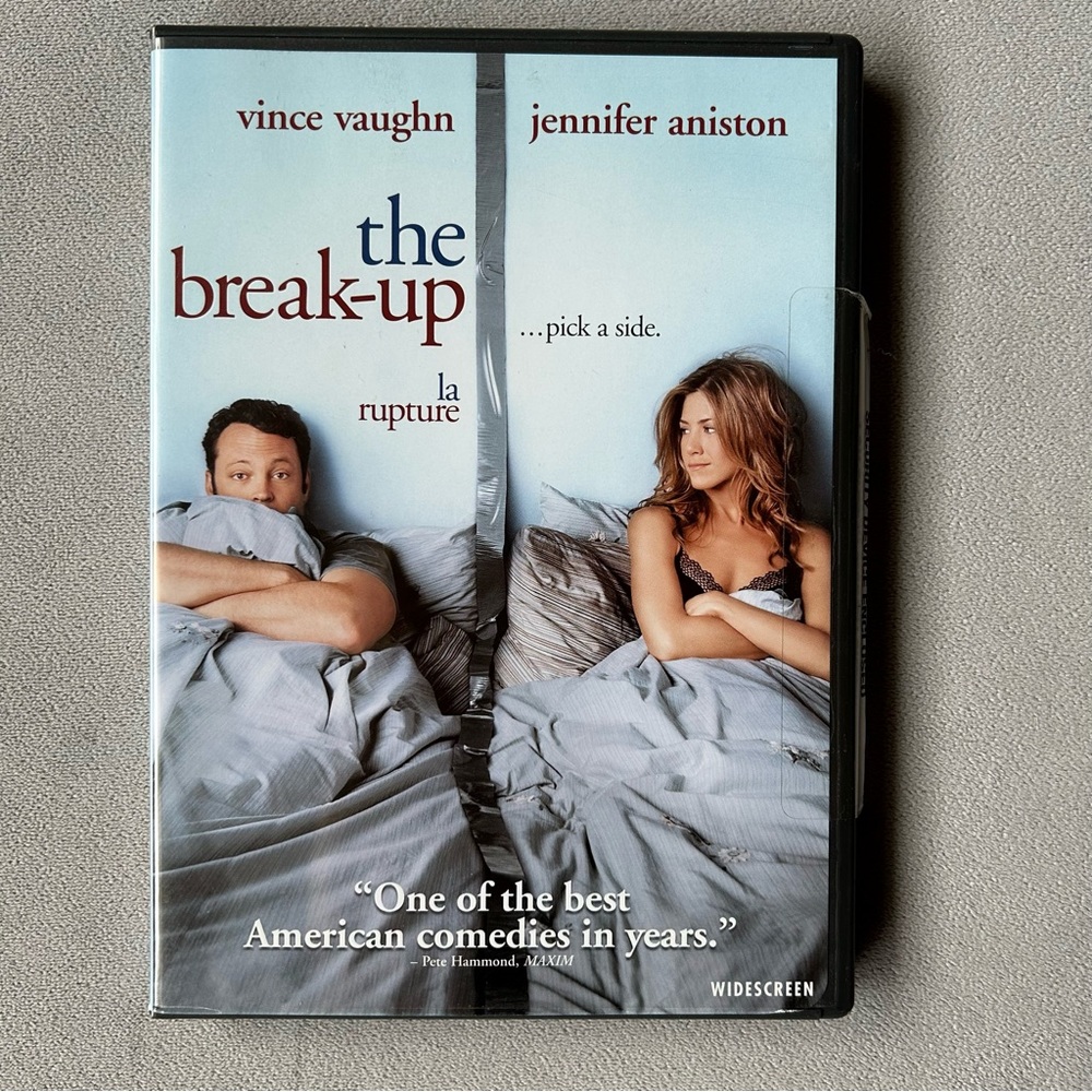 3 for $15 ~ The Break-Up ~ Vince Vaughn Jennifer Aniston ~ DVD ~ 3 for $15